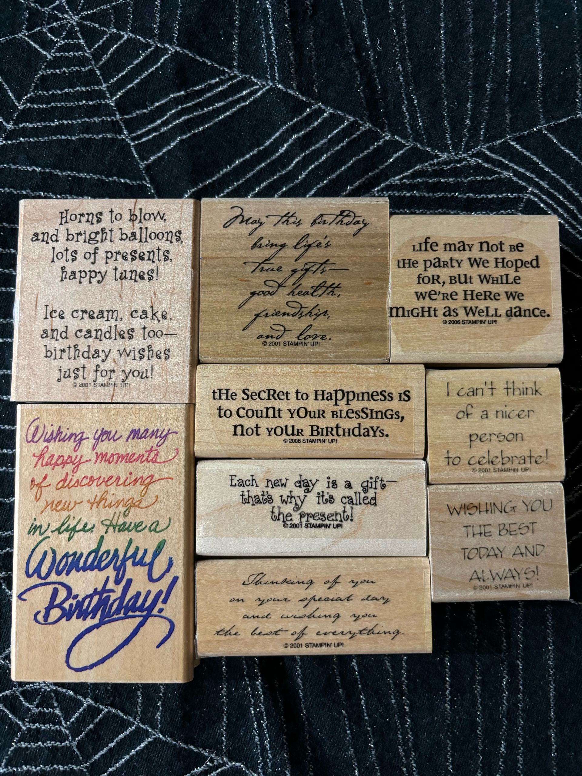 Birthday sentiments for personalized cards by Color Art by Nappy