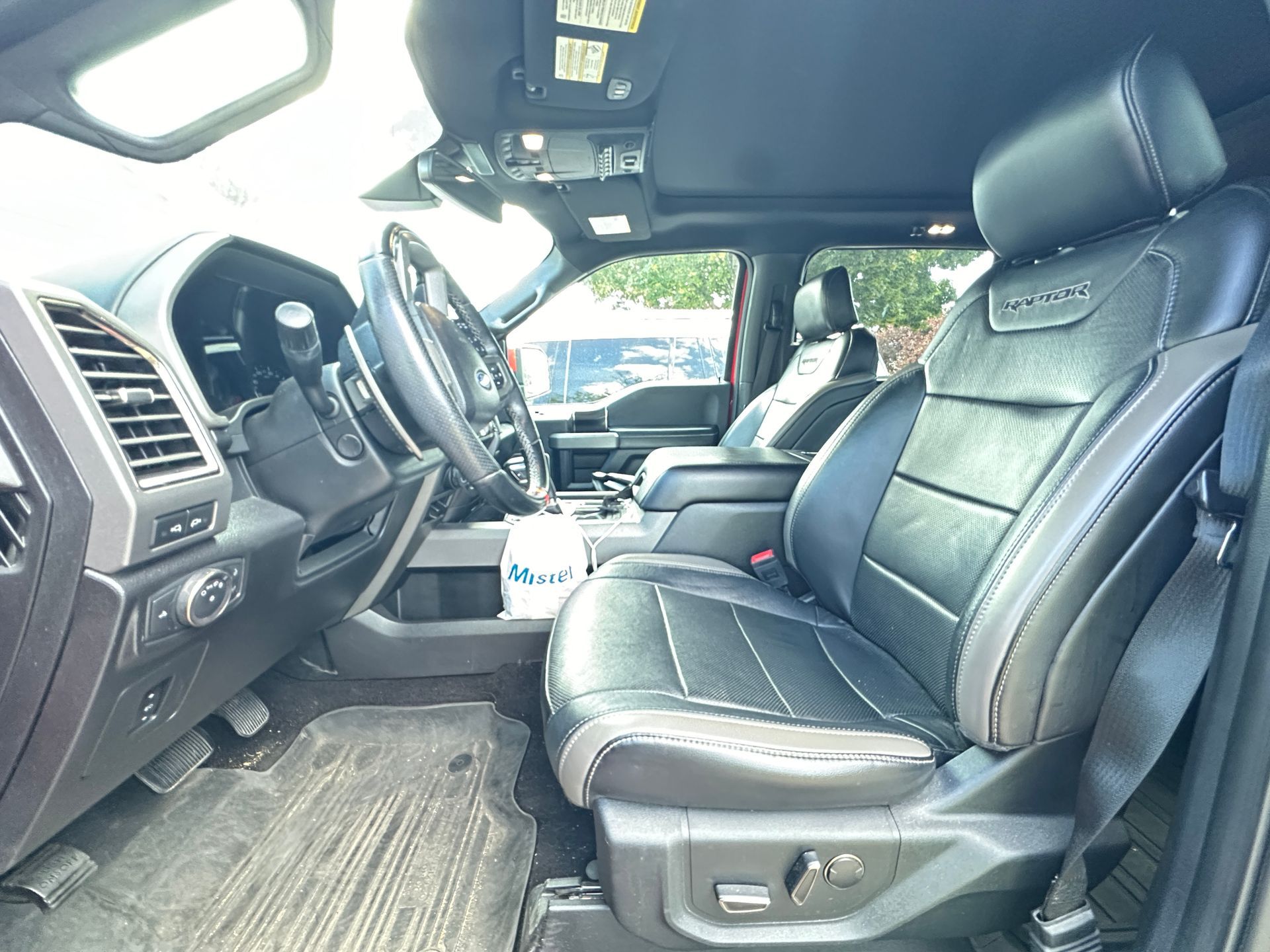 Ford  Raptor interior detail, before pic