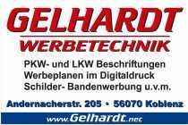 Gelhardt werbetechnik pkw- und lkw beschriftungen werbeplanen im digitaldruck schilder-bandenwerbung u.v.m.