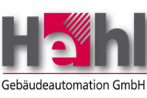 A logo for a company called hahl gebäudeautomation gmbh