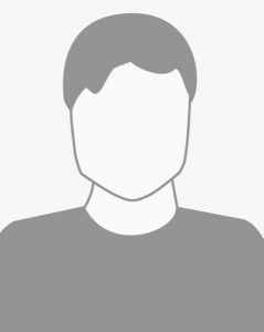 Die Silhouette eines Mannes ohne Gesicht auf weißem Hintergrund.