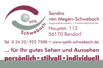 Ein Logo für eine Firma namens Sandra van Megen Schwebach