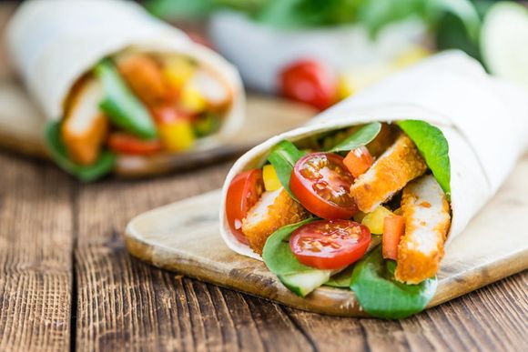 veg wrap