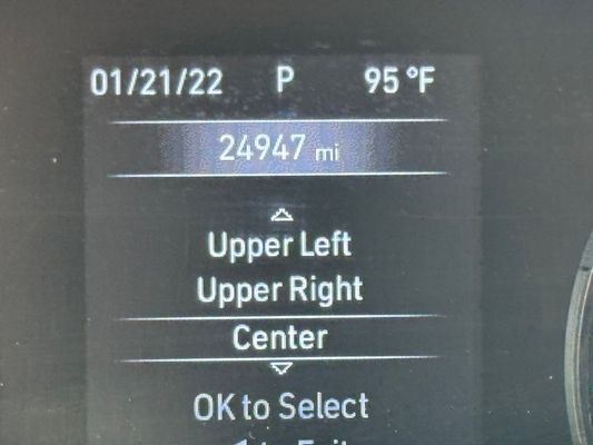 The upper left upper right center and ok to select are shown