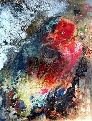 painting depicting inner body inspired by pathology studies