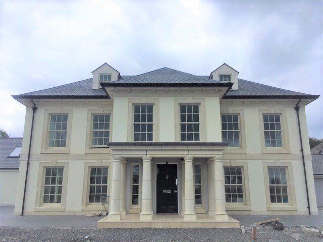 New Dwelling reroof, manor house reroof, dormer windows slate roof, lead flat roof, lead dormer roof, hipped roof, roofing works, chinese slate, dark slate, M.A.R Roofing services