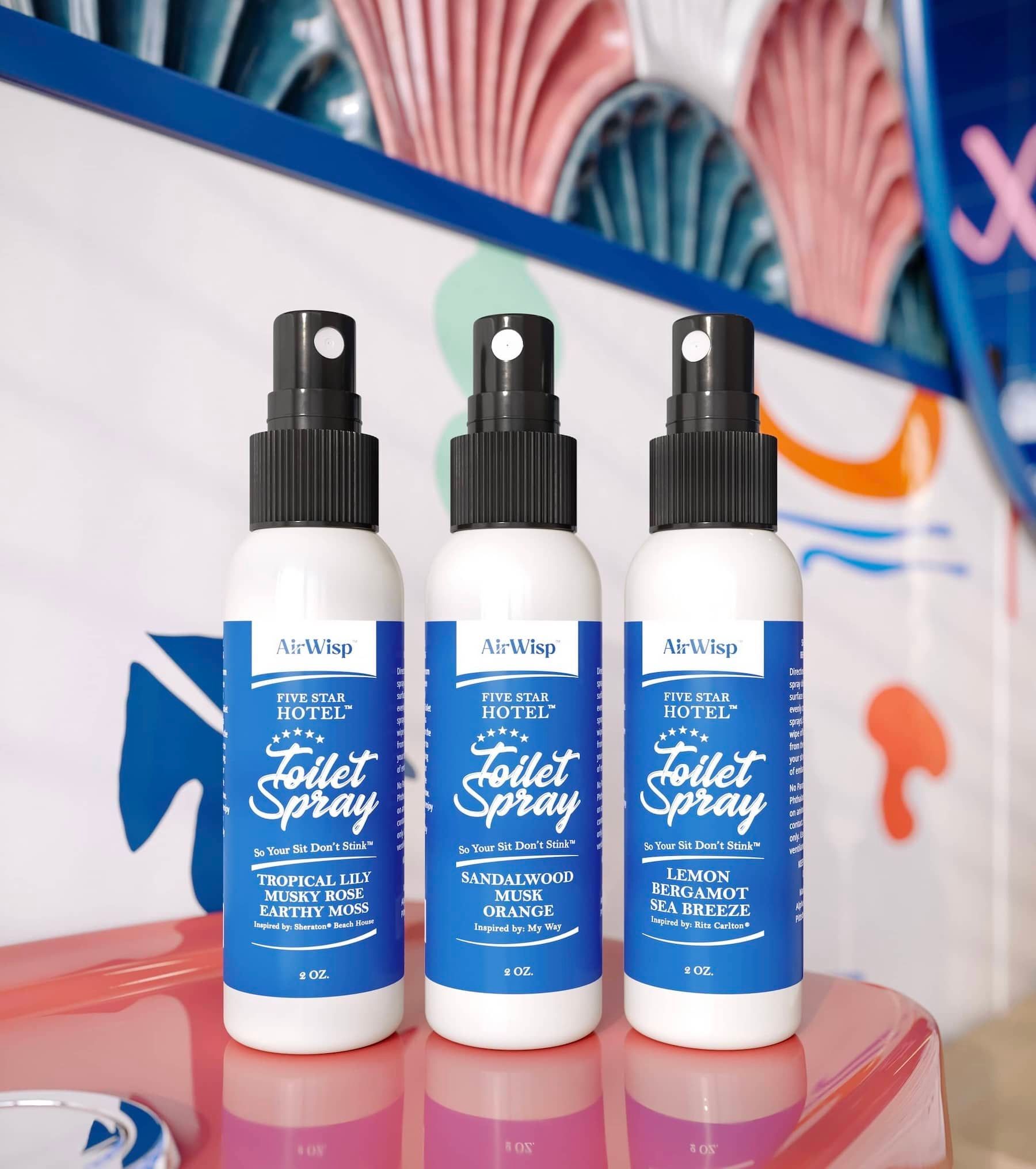 Toilet Spray Variety Pack With W Hotel Nobu Ritz Scents