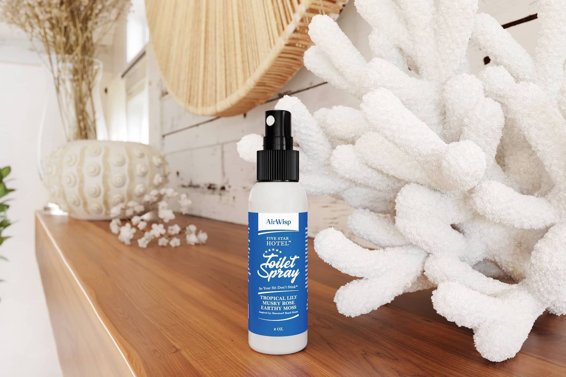 AirWisp Toilet Spray with Sheraton Beach House scent