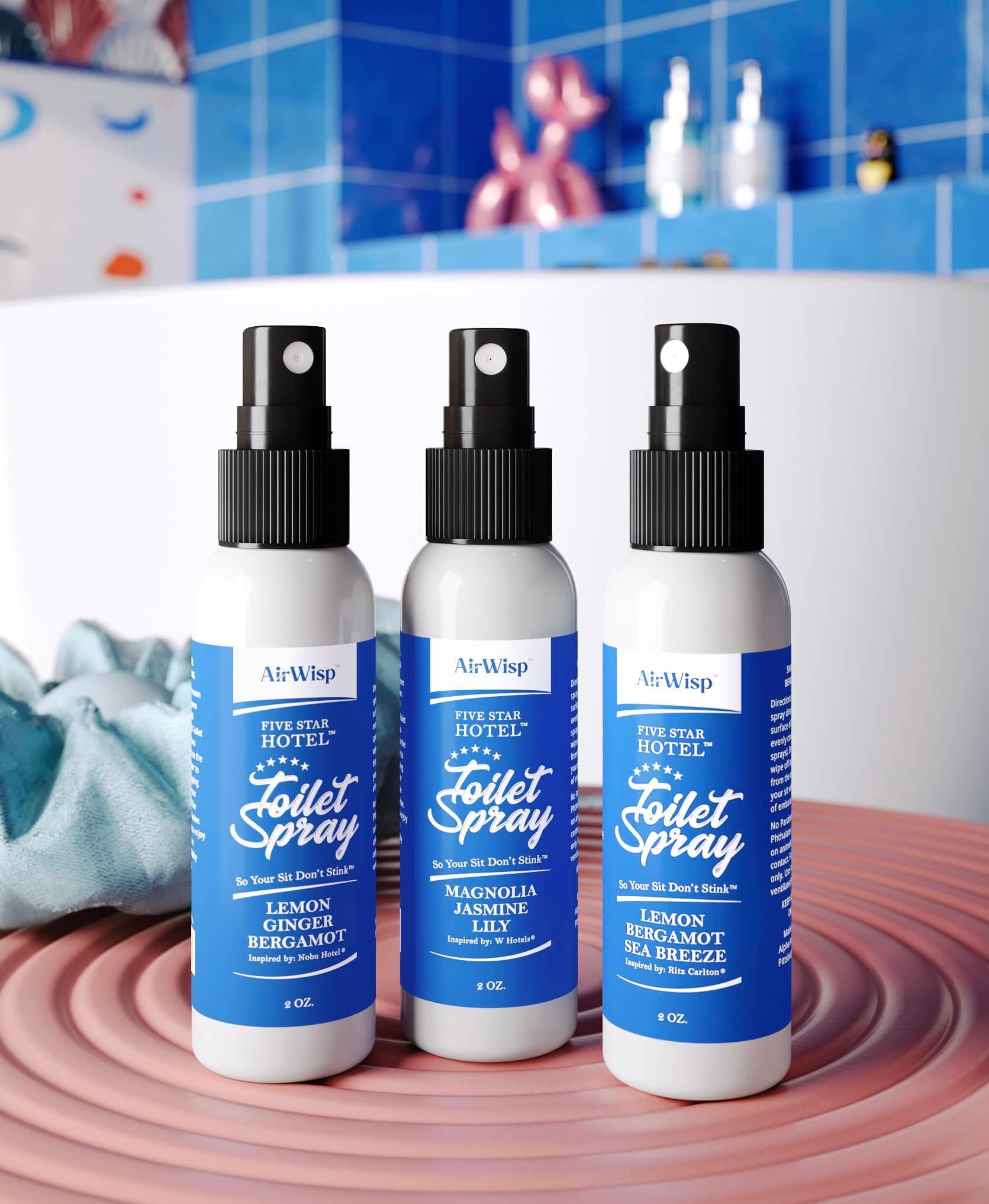 Toilet Spray Variety Pack With W Hotel Nobu Ritz Scents