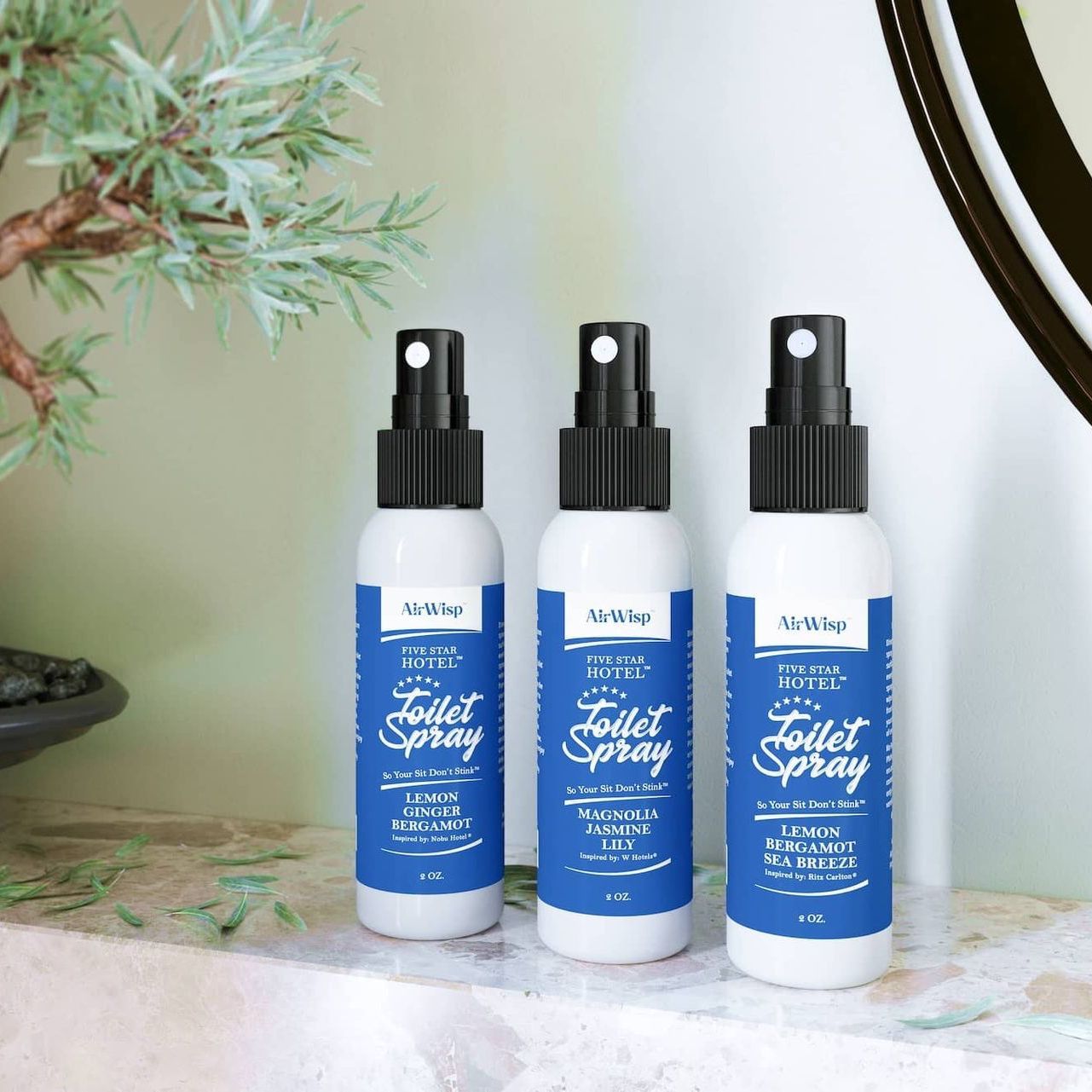 Poop Sprays infused with Hotel Scents