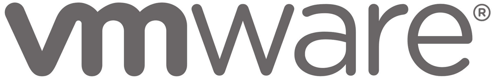 A close up of a vmware logo on a white background