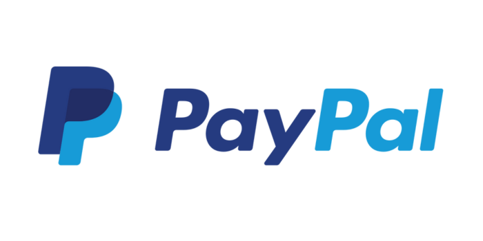 Het PayPal-logo met een blauw