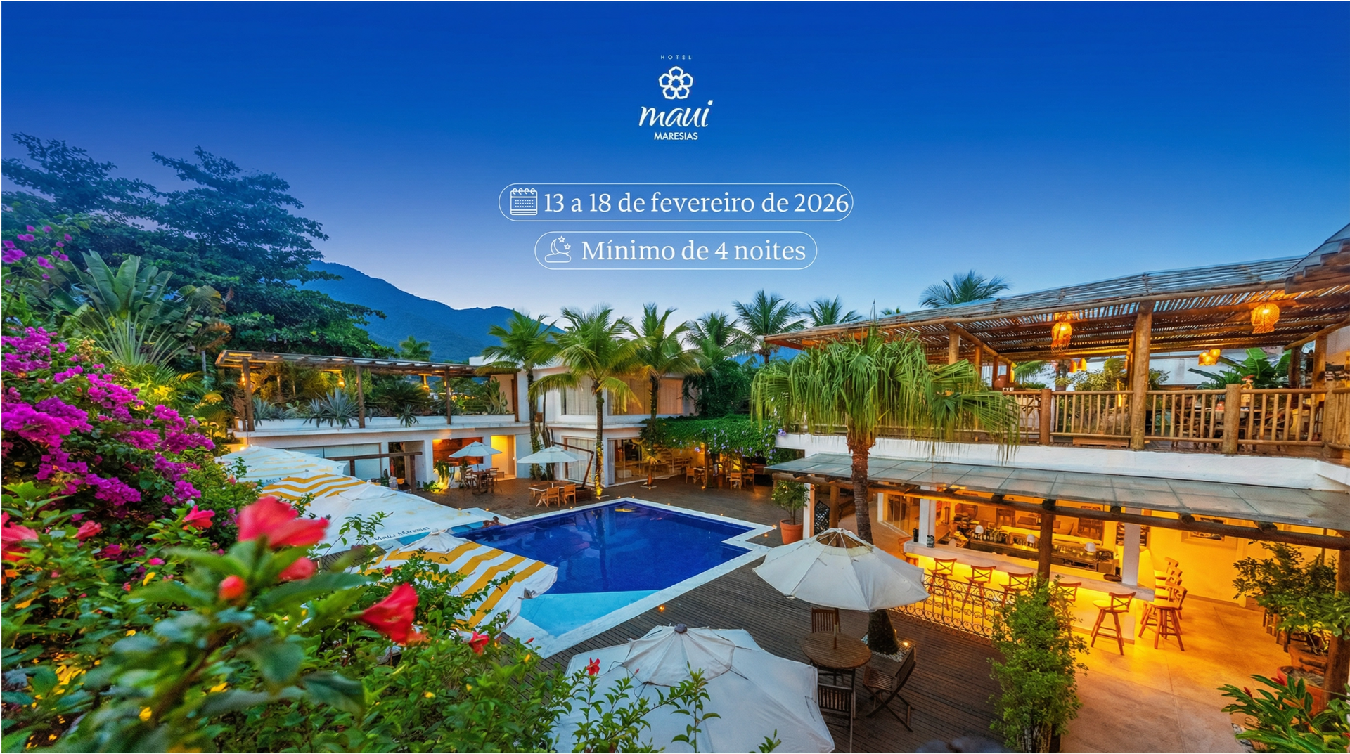 Piscina - Carnaval Maui Maresias