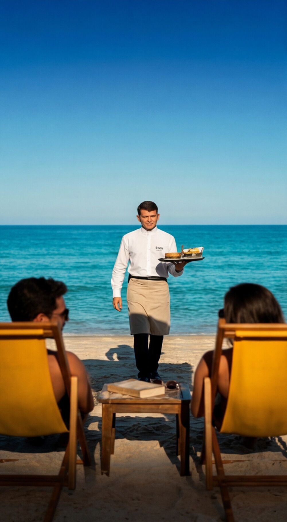 Serviço de praia premium no Maui Maresias