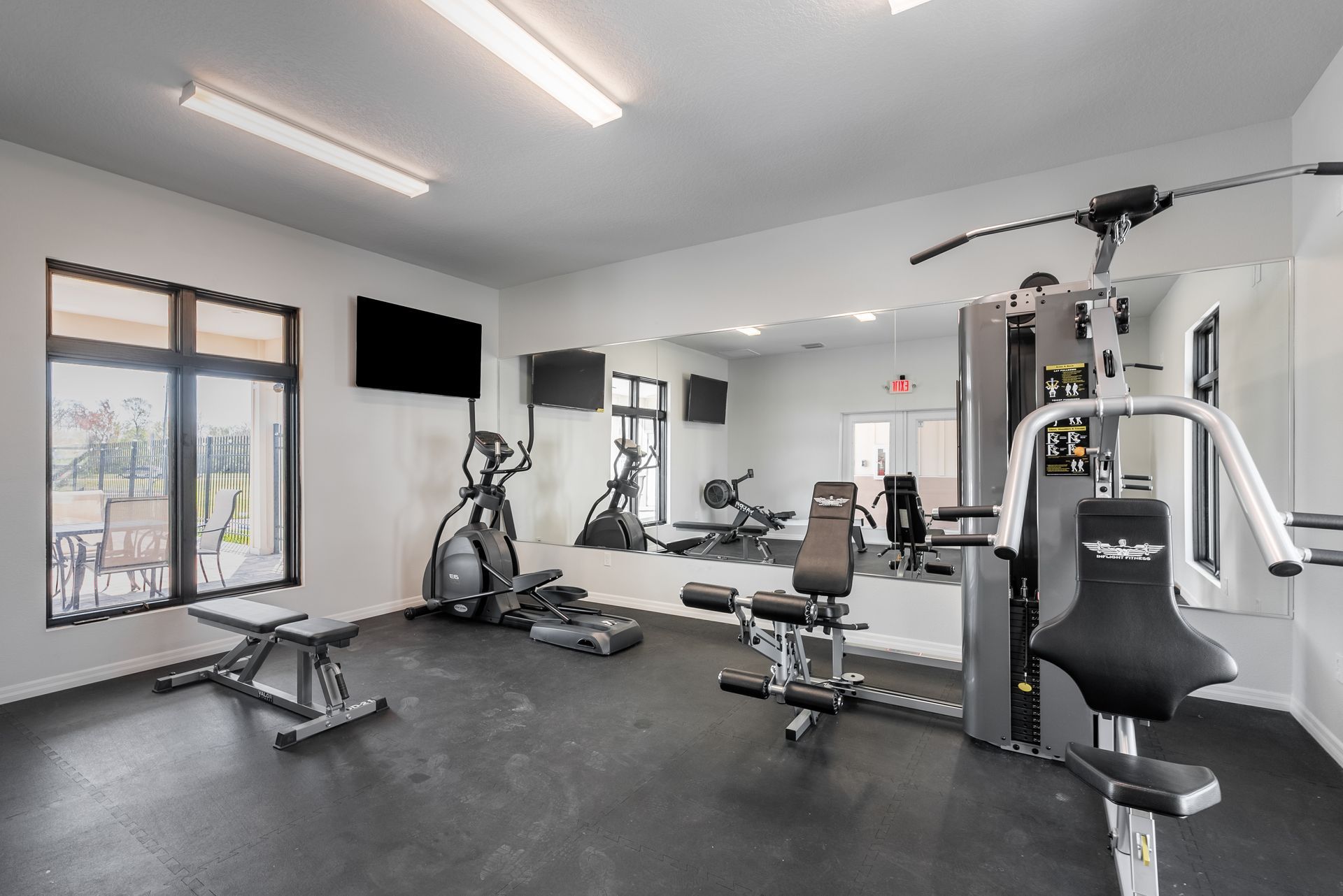 Whitney Place Townhomes fitness center equipment