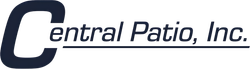 Central Patio, Inc. logo in dark blue text on a white background