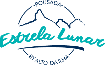 A logo for estrela lunar by alto da ilha