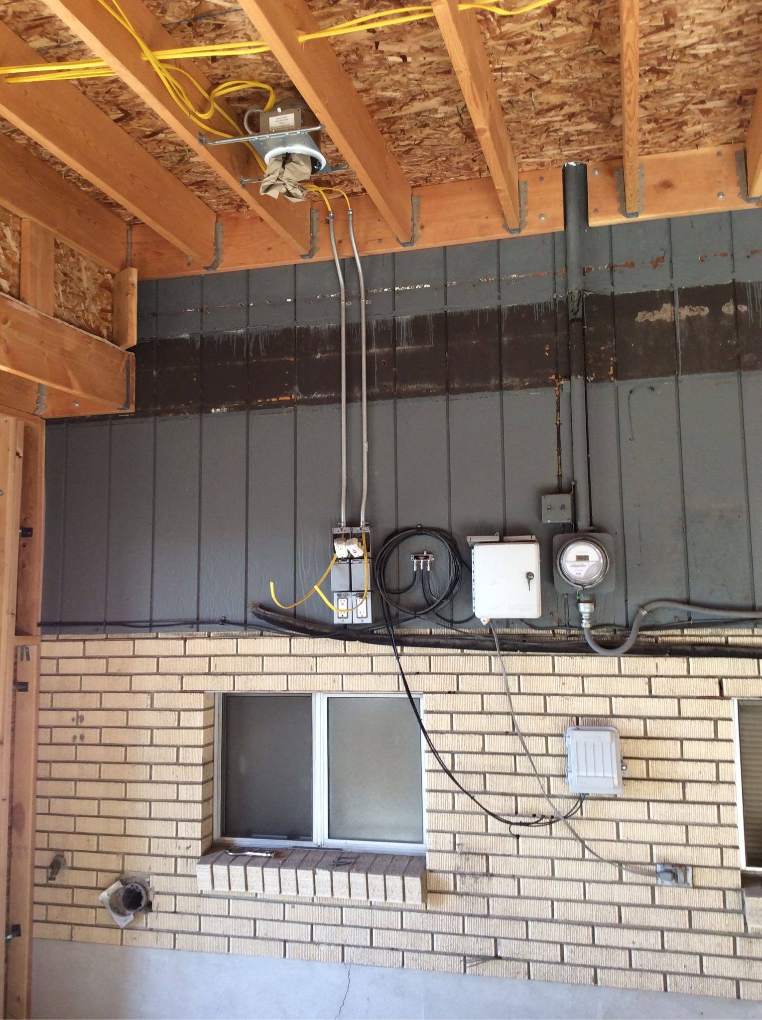 Electrical Wires On Ceiling and Walls — Provo, UT — Sabin Electric