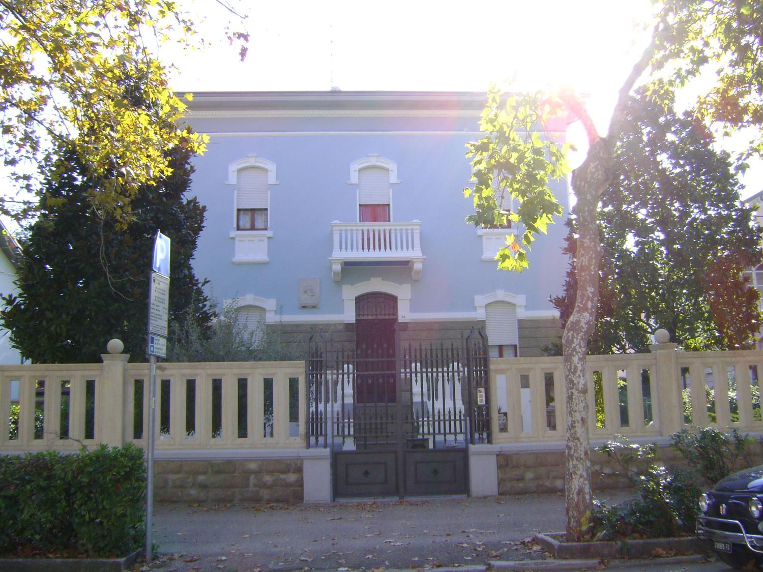 una villa azzurra
