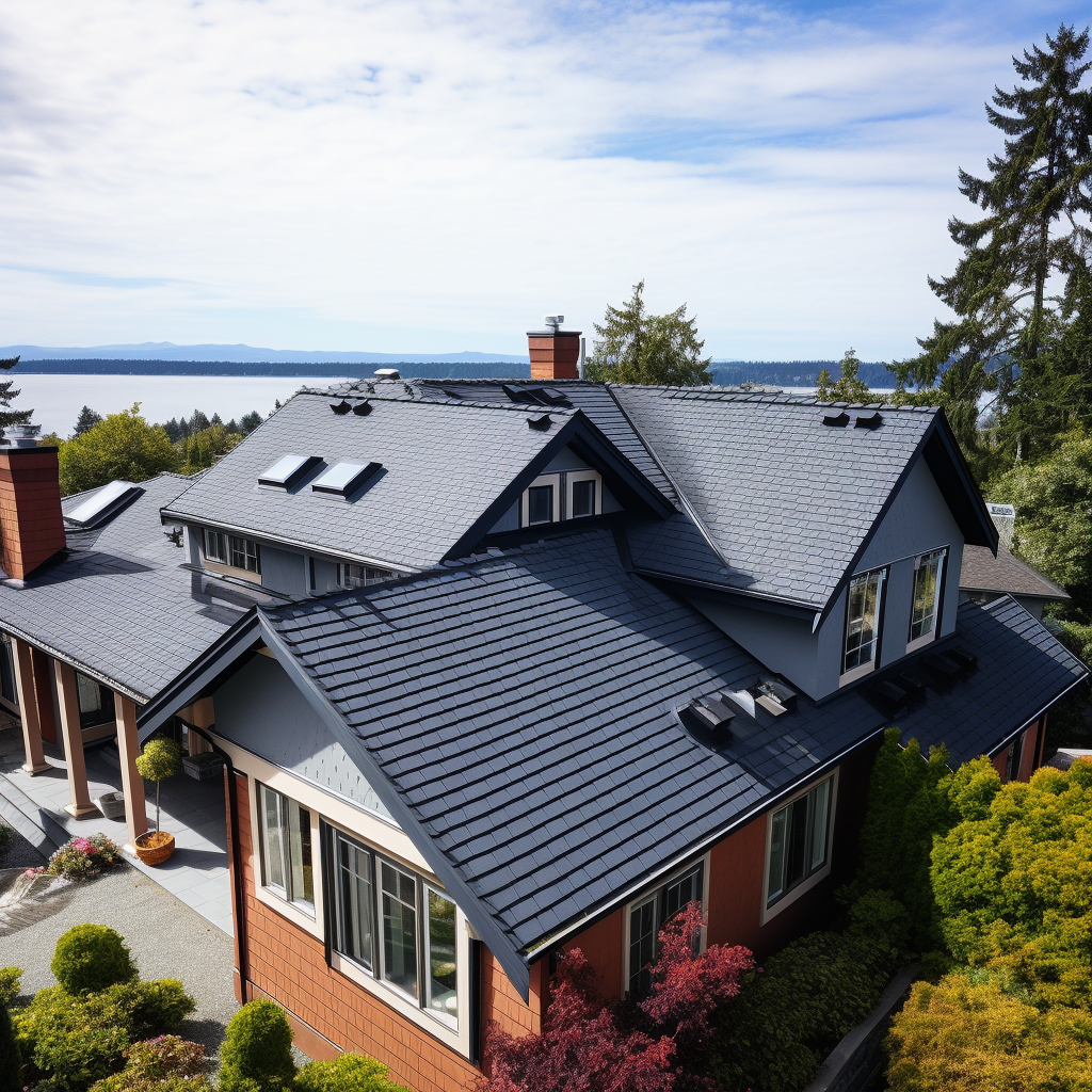 Modern eco-friendly roofing materials used by Royal Roofing Victoria