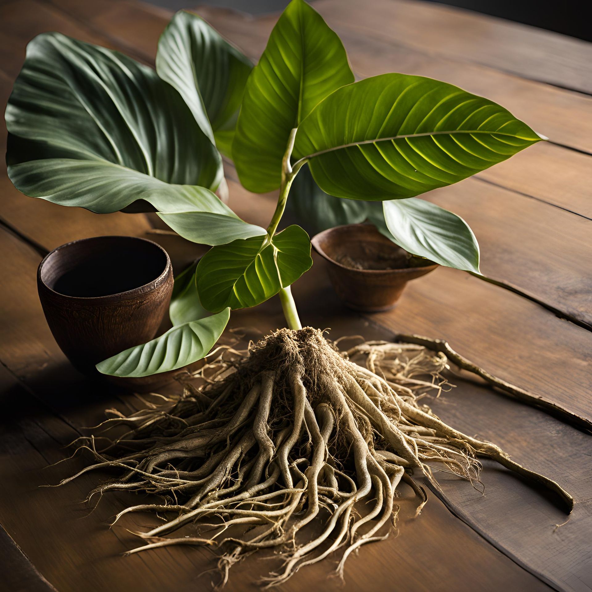 Kava root, herbal remedy, apothecary medicine