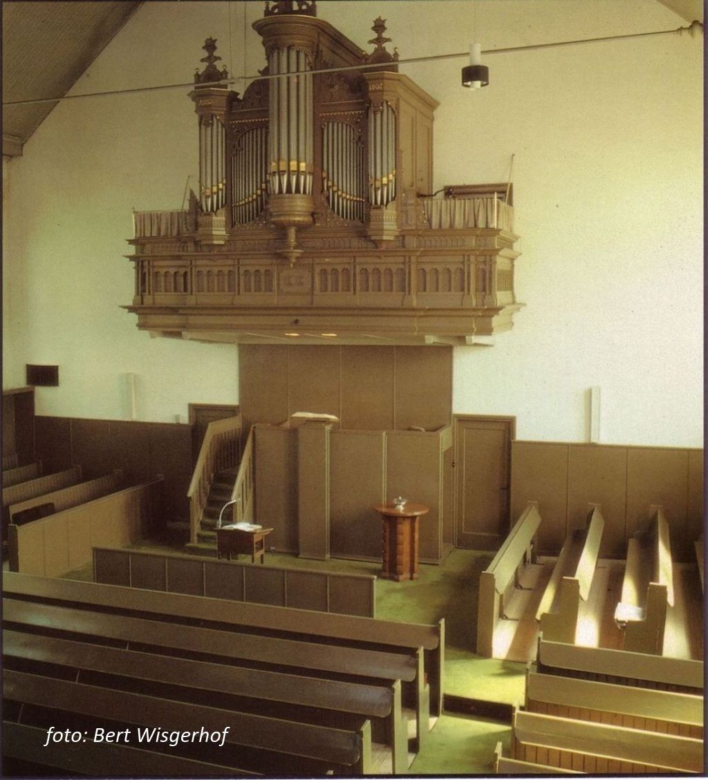 1907, orgelfront, Alphen aan den Rijn, Gerrit van Leeuwen, Goede Herderkerk, Gerefomeerde kerk Oudshoorn