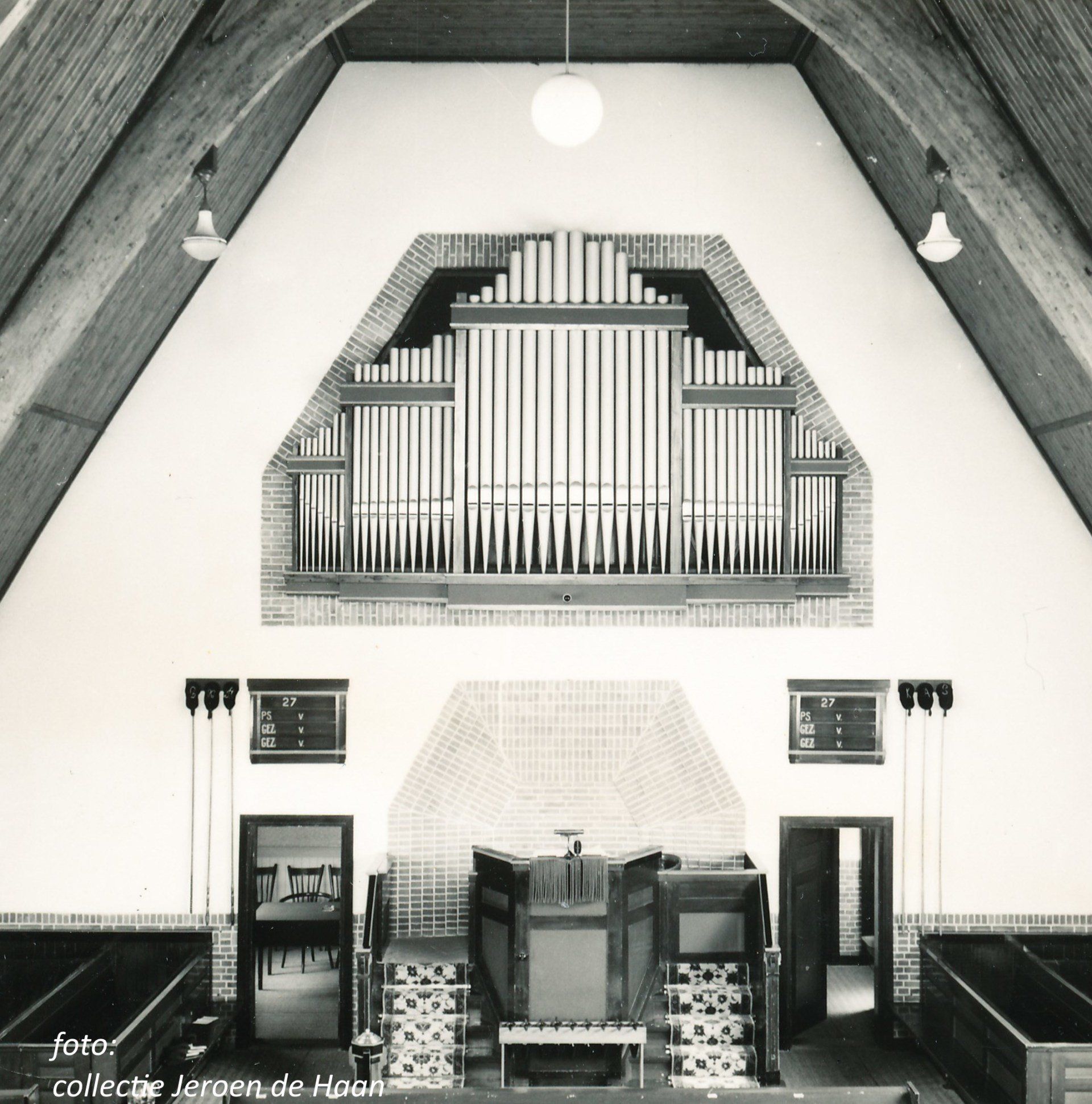 Noorderkerk, van Oeckelen, orgelfront, Alphen aan den Rijn