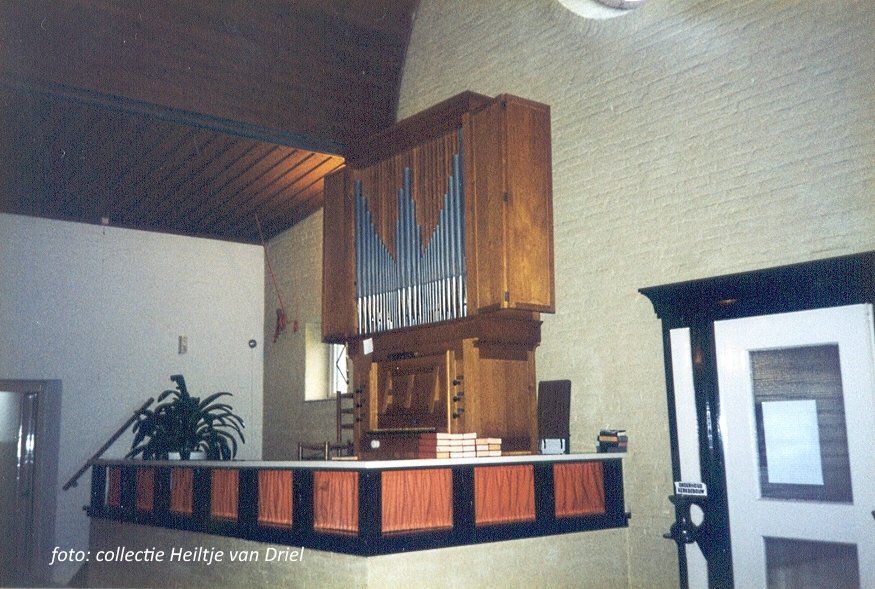 Kruiskerk, ALphen aan den Rijn, orgelfront, van Vulpen, 1957