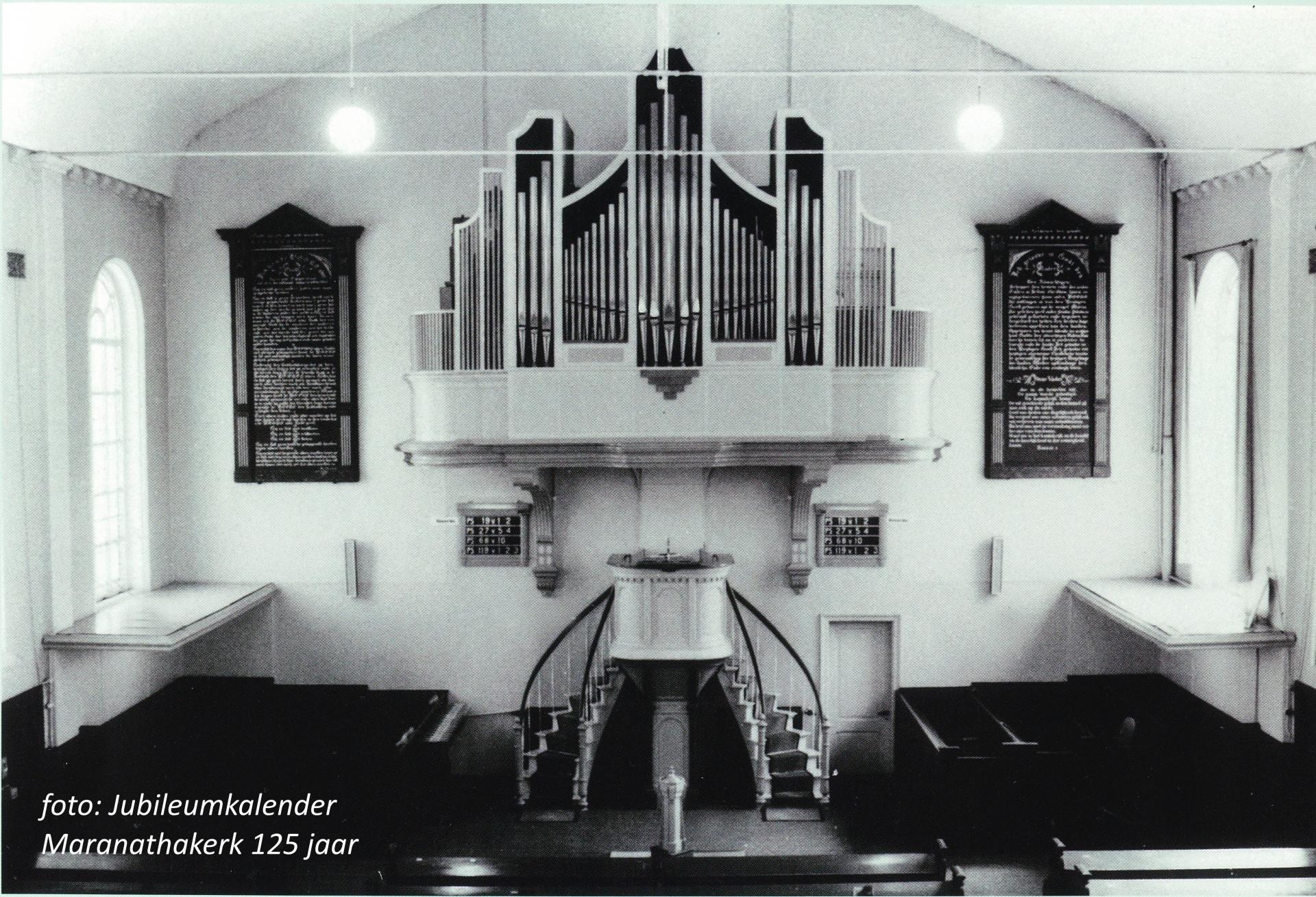 maranathakerk, Alphen aan den Rijn, Cornelis Verweijs, orgel