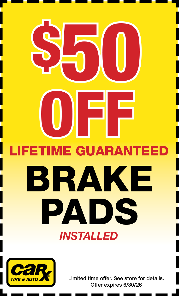 $50 OFF Brake Pads