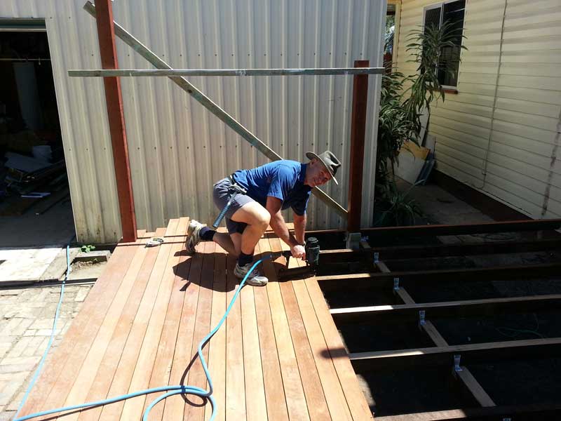 Deck work in progress