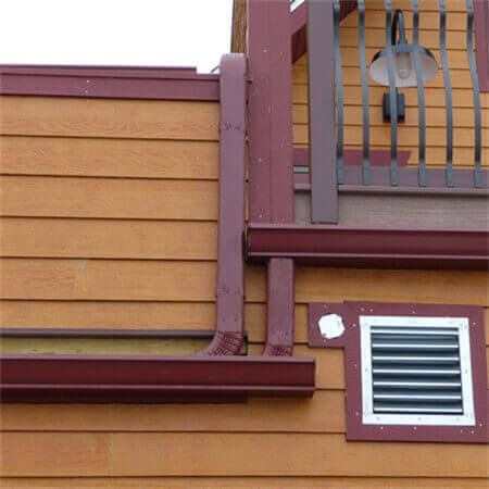 House Exterior with Aluminum Gutter — Madison, WI — Madison Aluminum Products, LLC