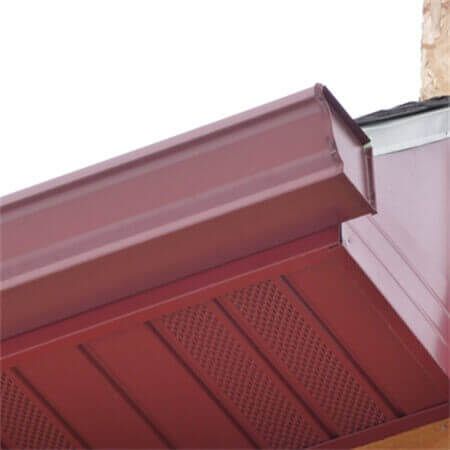 Close Up View on House Roof for Rain Gutter — Madison, WI — Madison Aluminum Products, LLC