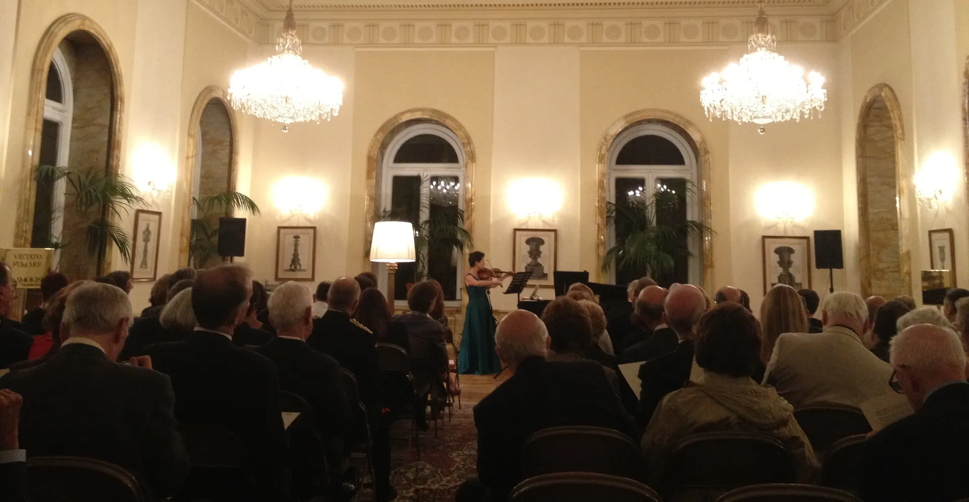 Madeleine Mitchell, Queen's Jubilee Recital Rome 