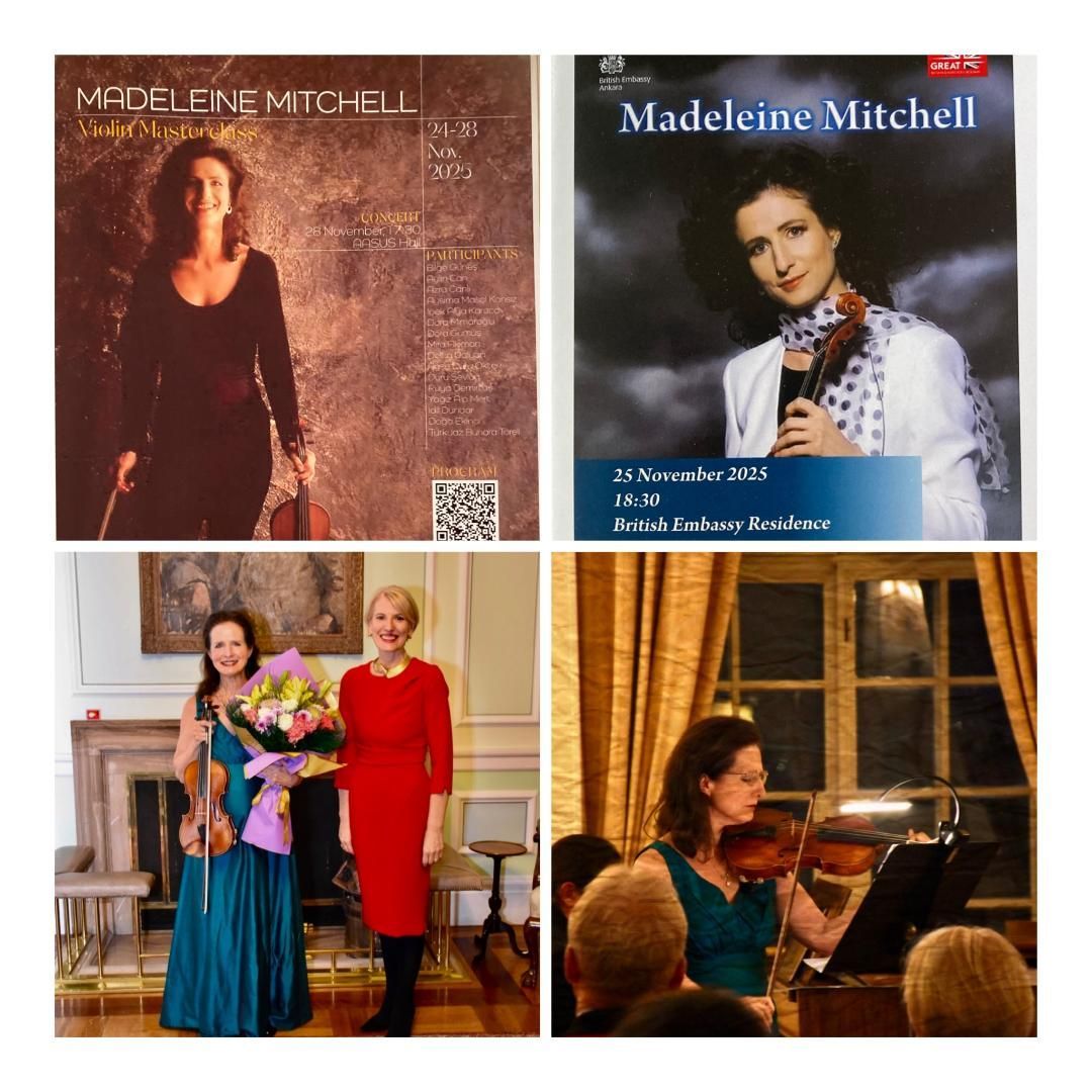 Madeleine Mitchell, British Ambassador Turkey, Mastercasses Bilkent University,