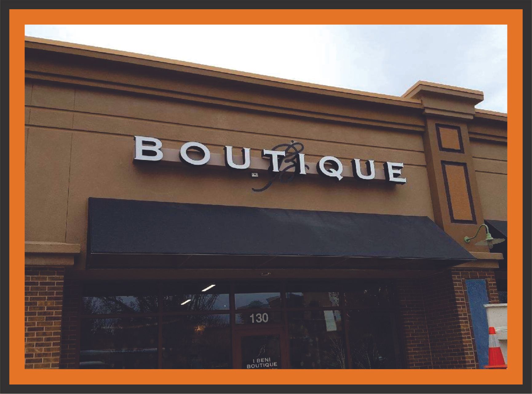 Custom Sign of a Shop