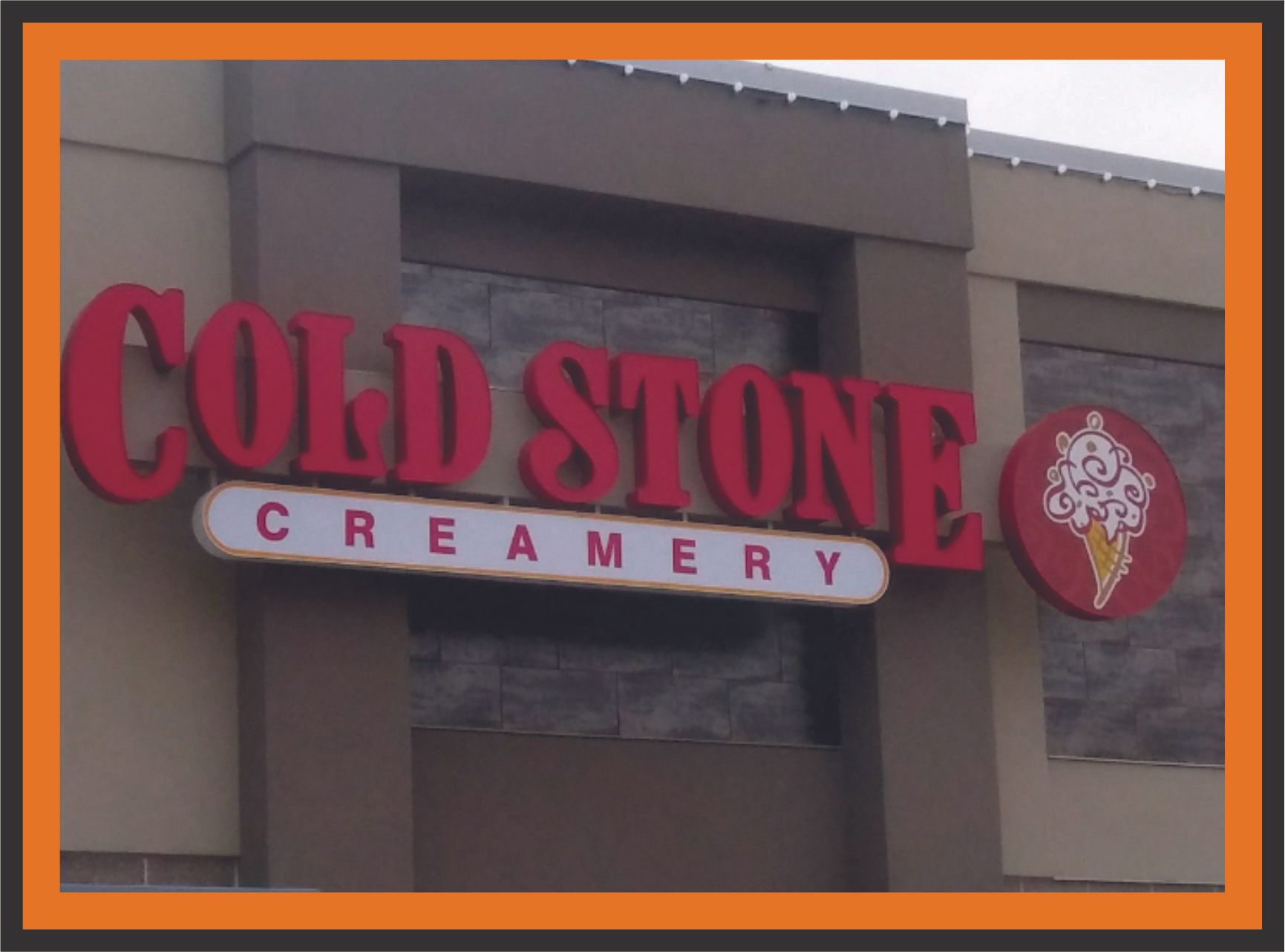 Store With Electric Signs