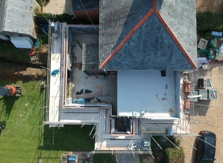 Best local builder pro build east ltd, building a two storey home extension in Suffolk