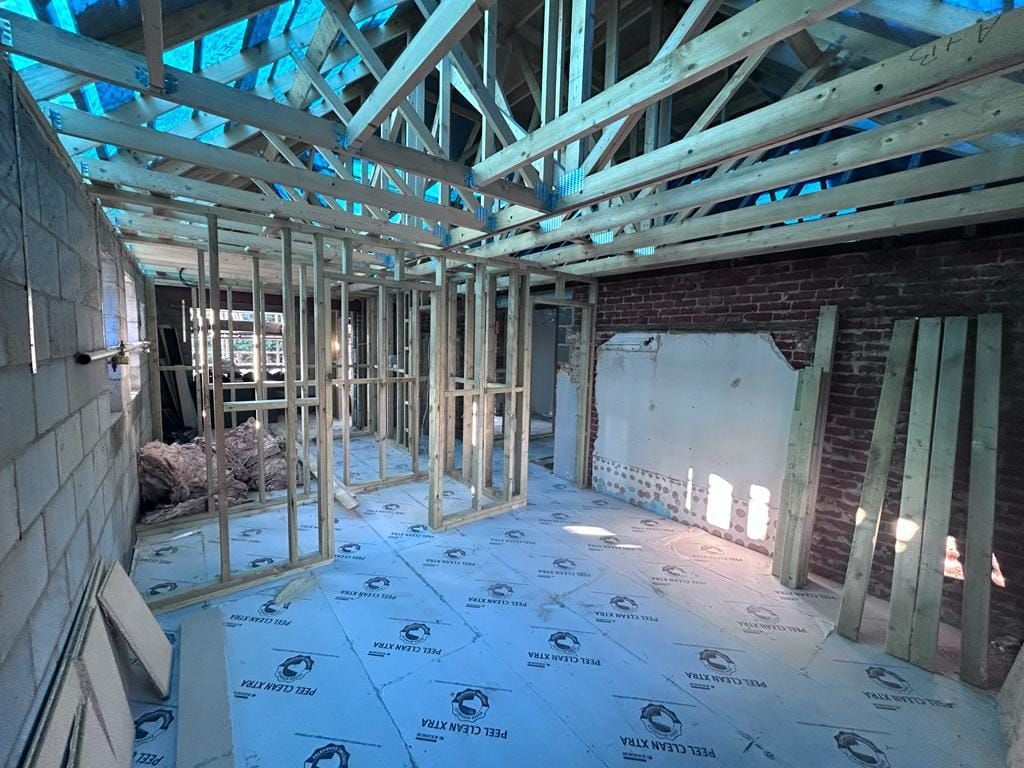 Full home rebuild / extension by pro build east, near Ipswich in Suffolk.