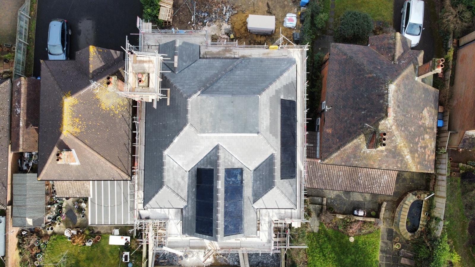 New roof built by pro build east ltd near Ipswich in Suffolk