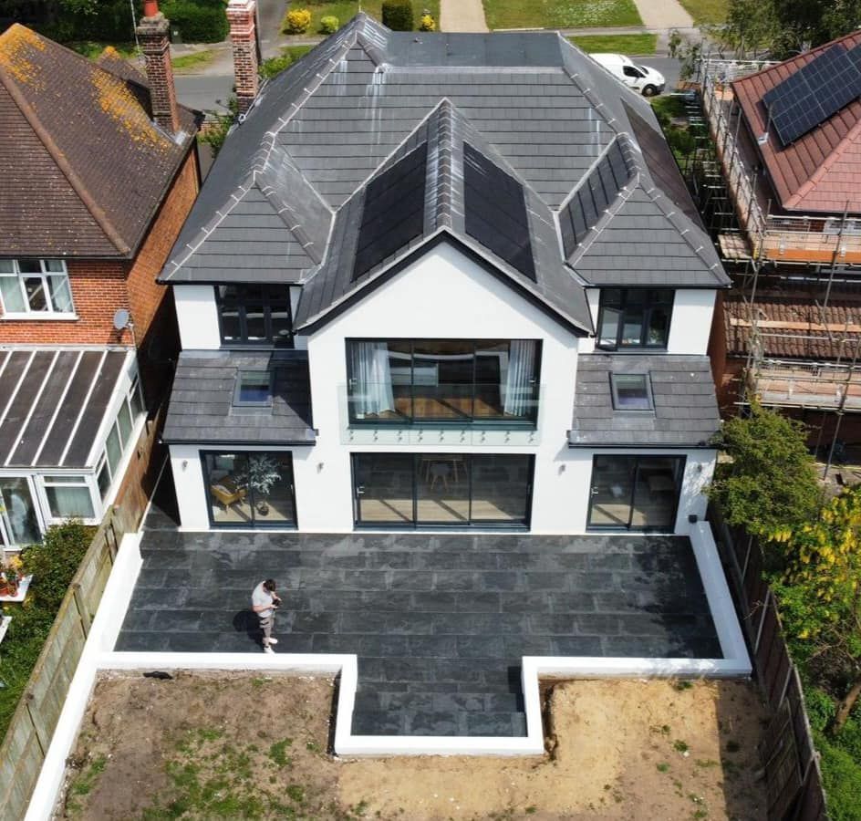 Showing a large two storey rear extension to a Suffolk property built by Pro Build East Ltd.