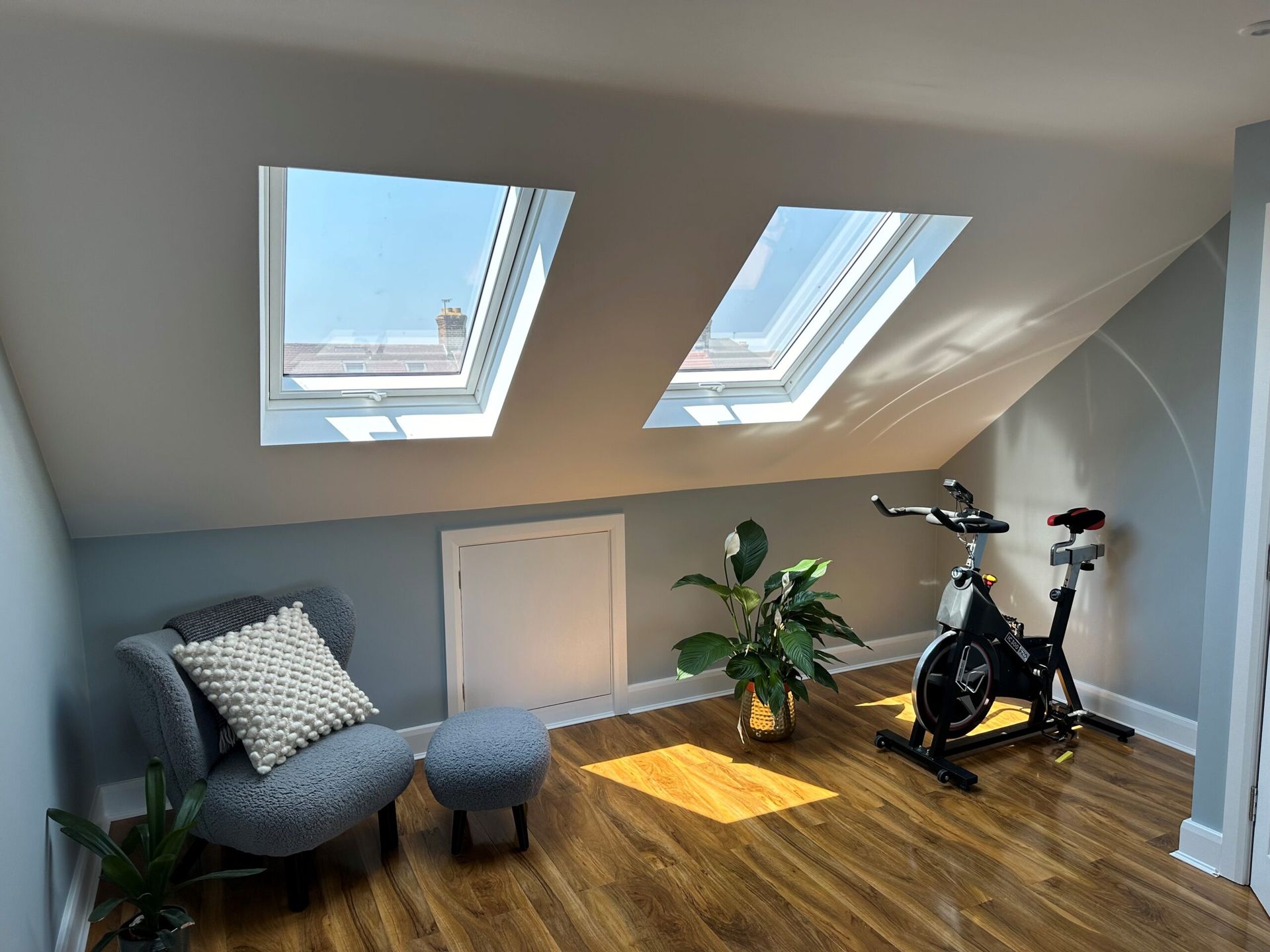 High-quality loft conversion in Suffolk by Pro Build East, featuring modern bedroom