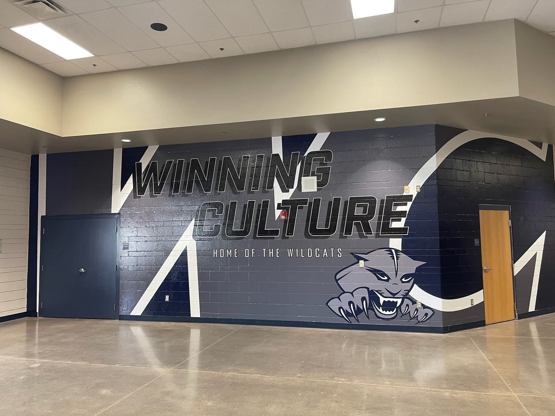 A wall with the word culture on it