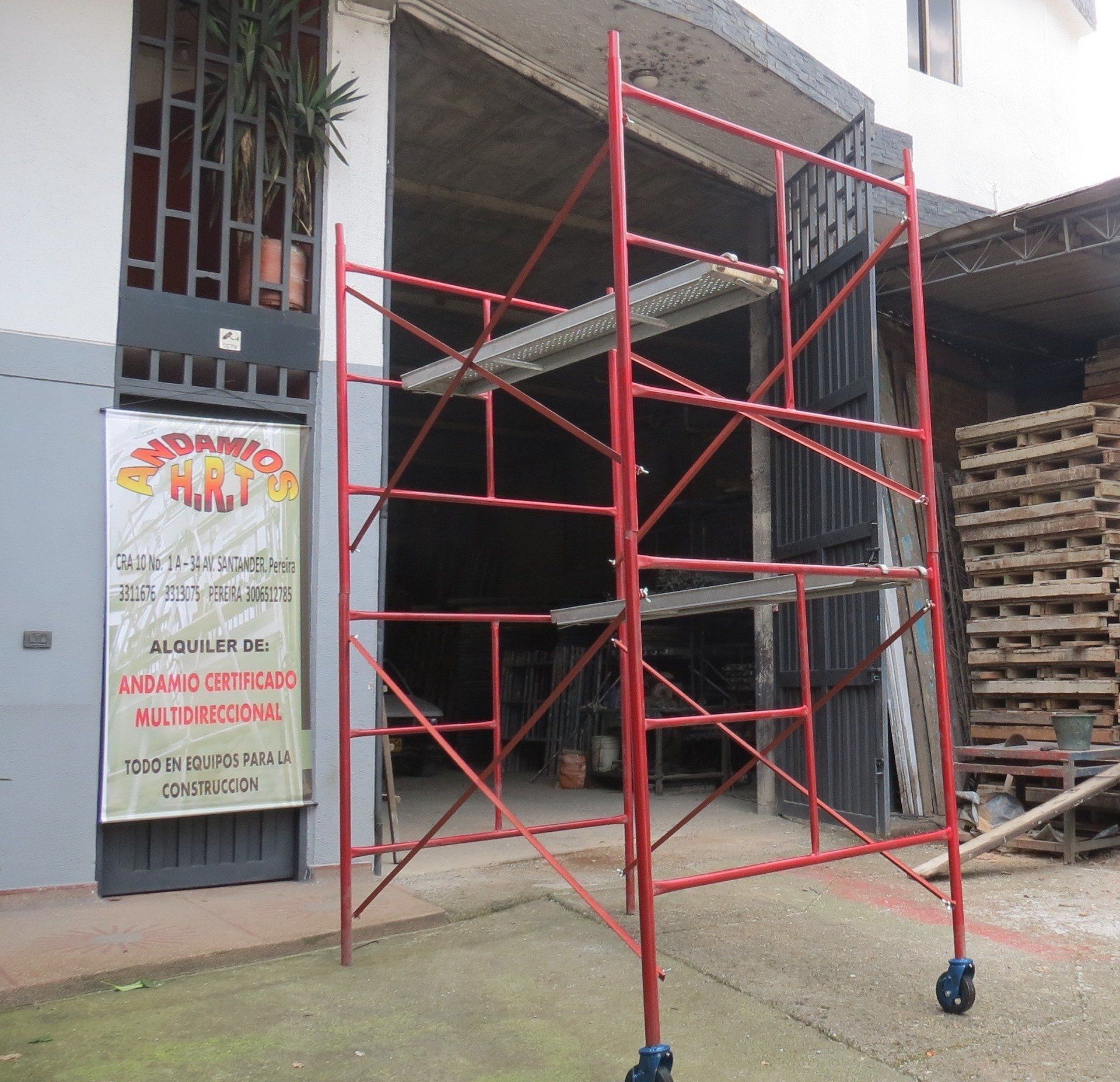 Andamios tubulares y colgantes