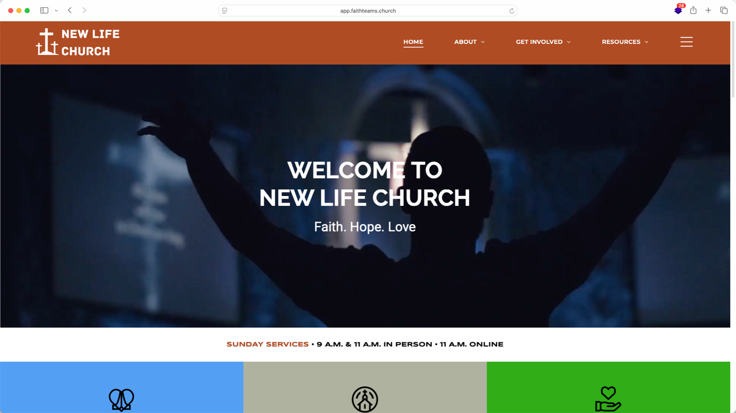 faith teams sites