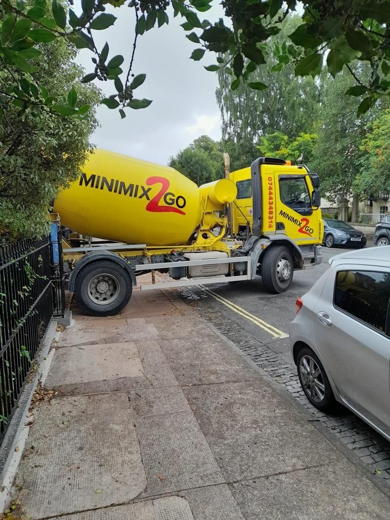 Minimix Ready mix concrete Delivered in small loads