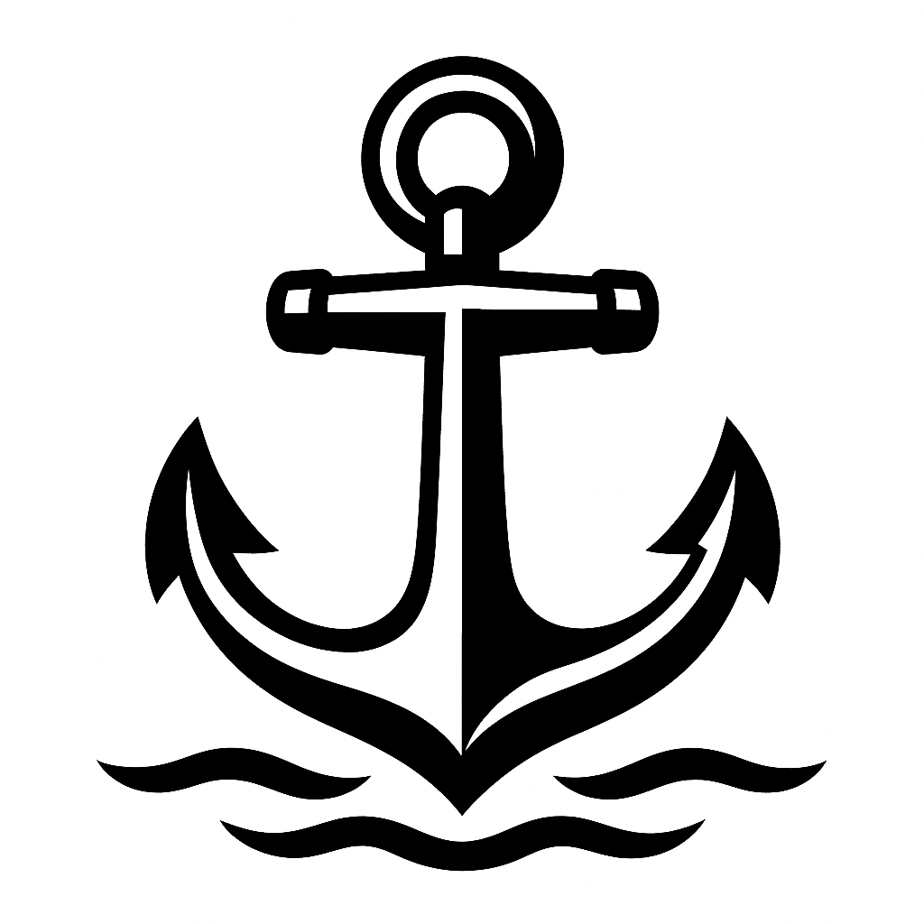 Anchor symbol representing steady hope in Christ