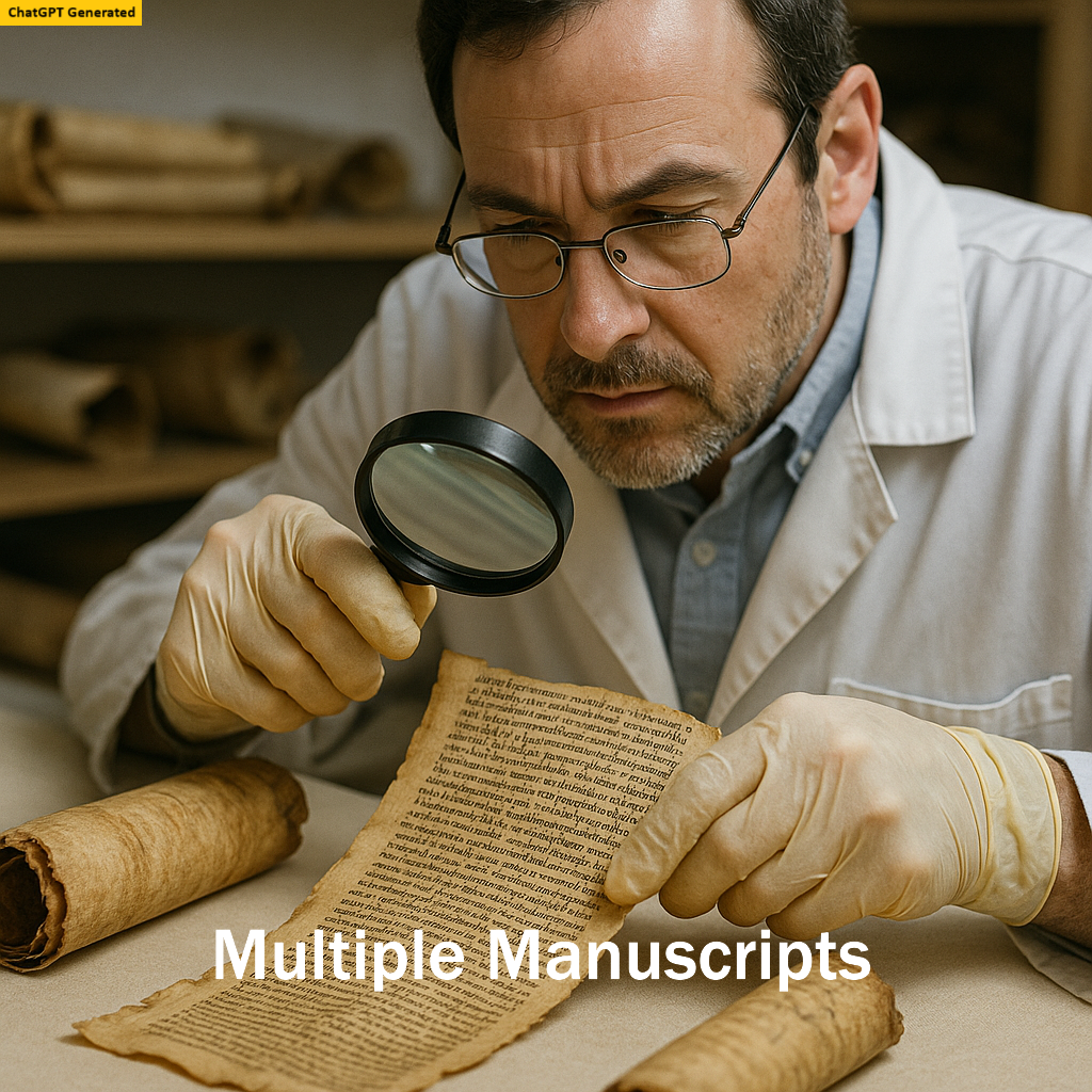 Bible reliability image from Science / Faith or Both