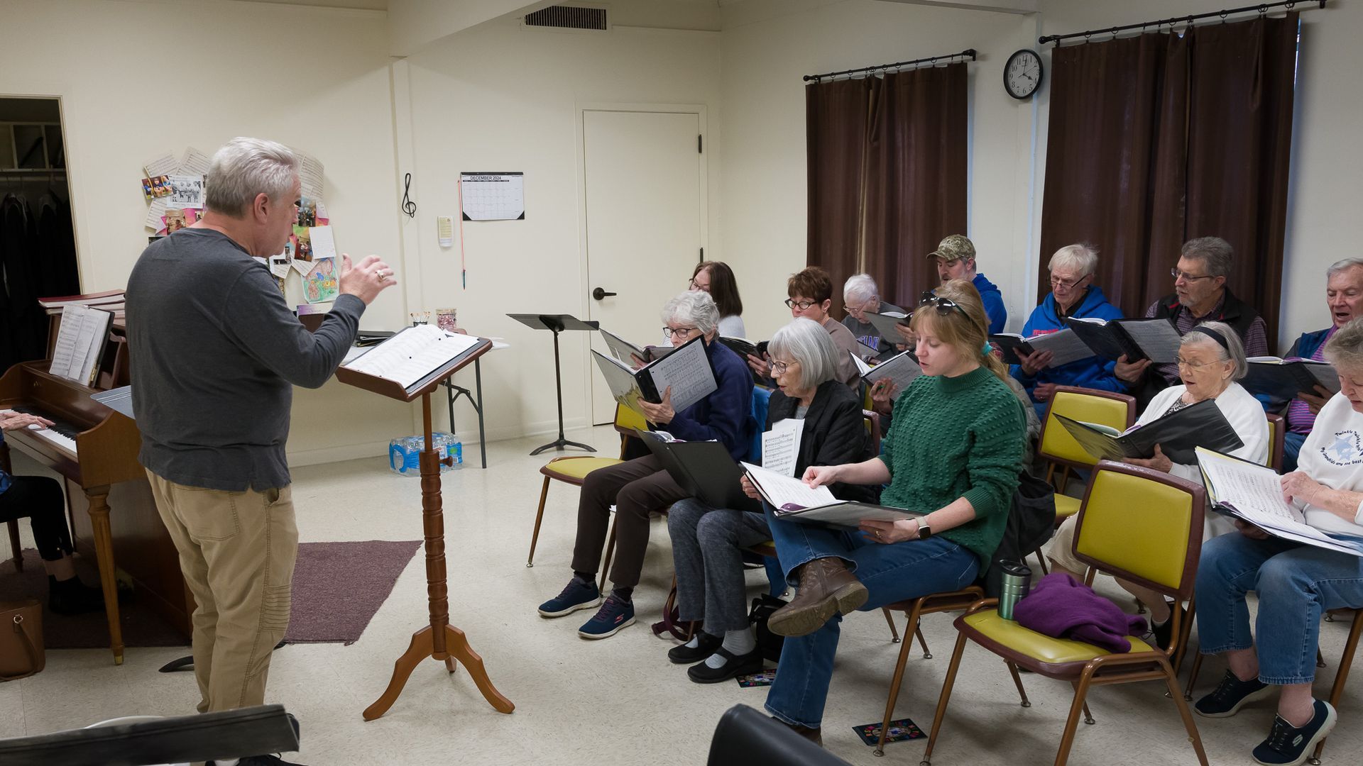 Choir Practice each Wednesday.