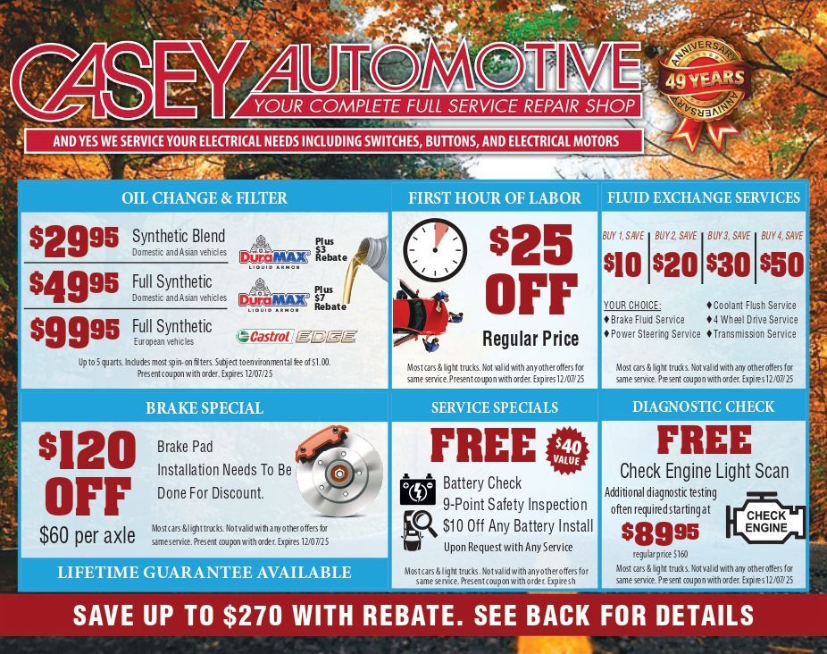 Monthly Coupon | Casey Automotive